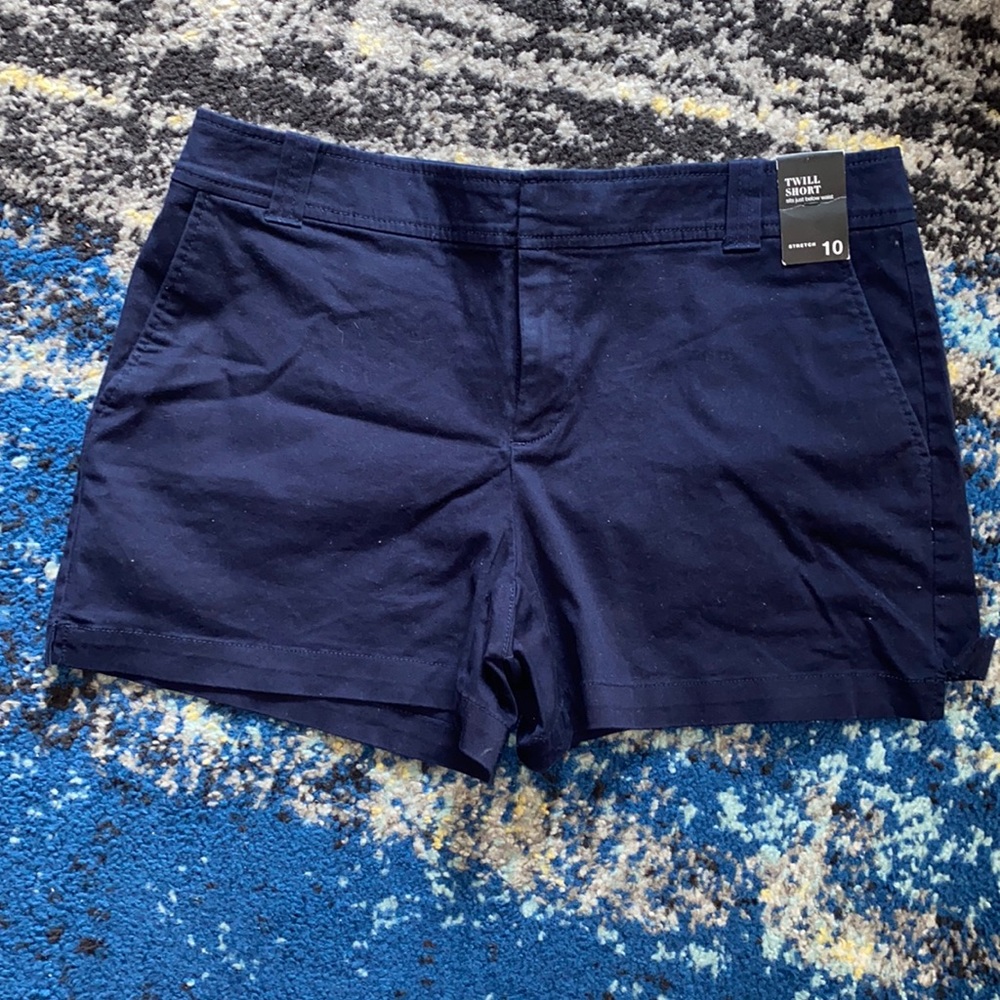 Blue Twill Shorts Size 10